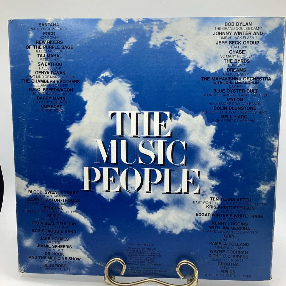 The Music People 40 Artist Comp Columbia C3X 31280 REO Speedwagon Bob Dylan - Image 2 of 4