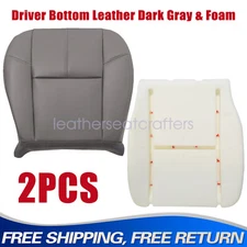 Replacement Driver Bottom &Foam Seat Cover For 07-14 Chevy Silverado 1500 2500HD