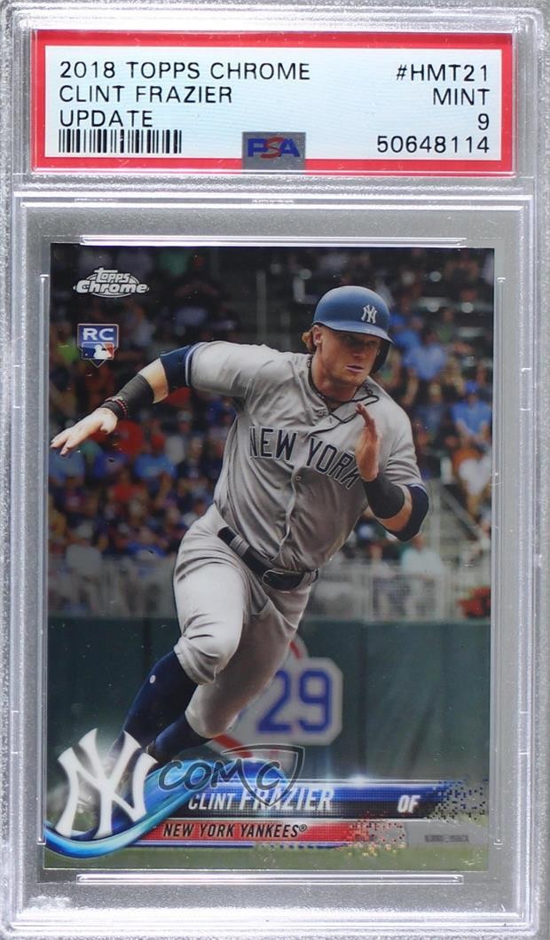 2018 Topps Chrome Update Target Exclusive Clint Frazier #HMT21 PSA 9 MINT 8d2