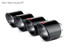 Akrapovic Carbon Mittig Endrohrsatz Chevrolet Corvette Z06 ZR1 4x125mm rund