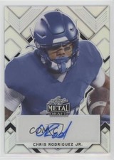 2022 Leaf Metal Draft Silver Prismatic 34/40 Chris Rodriguez Jr #PA-CRJ Auto 4z8