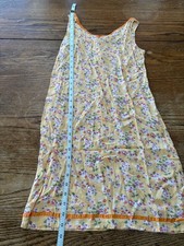 GAP XS dress Orange Floral Rayon - Sleeveless