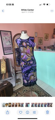 Roberto Cavalli Y2K Mesh Floral Tank dress Fits L