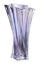 Crystal Glass Vase – Heavy Crystal Vase for Flowers with Weighted Bottom, Thi...