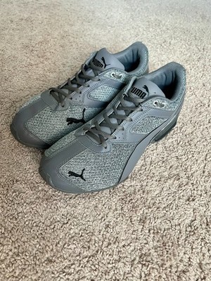 PUMA Men's Tazon 6 Knit Sneakers/Shoes - Gray Knit, Good Condit, Size 10.5