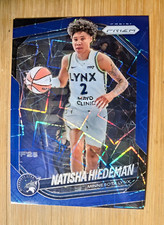 Panini 2025 Prizm WNBA Natisha Hiedeman Minnesota Lynx #53 Blue Cracked Ice