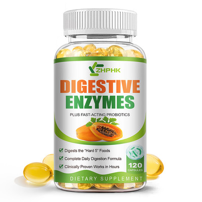 Digestive Enzymes Probiotics CFU Digestive Immune Health 120 Capsules lactobac