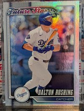 2026 TOPPS SERIES 1 DALTON RUSHING DODGERS FUTURE STARS #103 RAINBOW FOIL