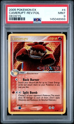 Camerupt graded PSA 9 for sale on eBay