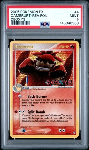Camerupt 2005 EX Deoxys #4/107 PSA 9