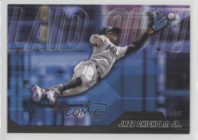 2023 Topps Update Laid Out Black 87/299 Jazz Chisholm Jr #LO-1 3q5