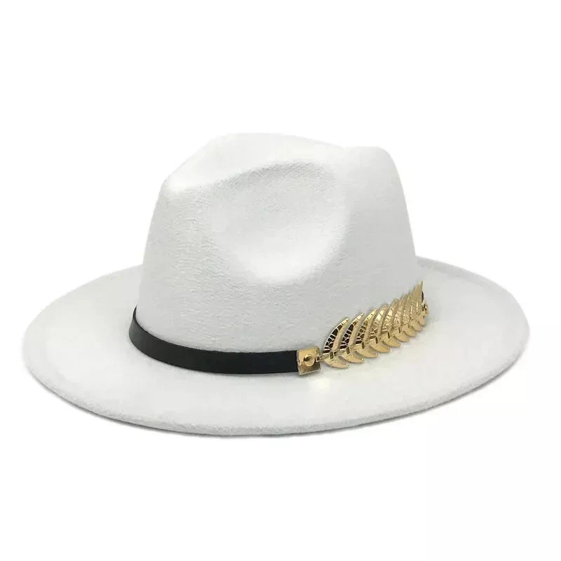 Fedora White One Size Hats for Women for sale | eBay display picture 1