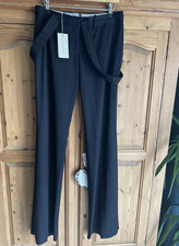 Stella McCartney Black Dress Trouser BNWT Faults Size UK 12 SMALL SIZING