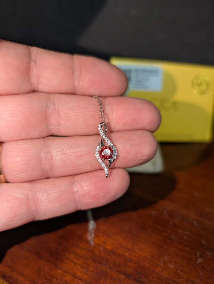 2Ct Round Cut Lab Created Red Ruby Solitaire 14K … - image 5