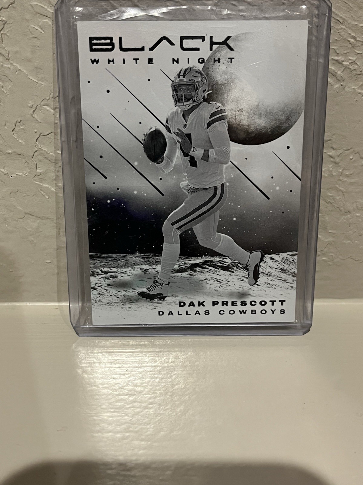 2023 Panini Black White Night Insert Dak Prescott Cowboys WN-8 Football