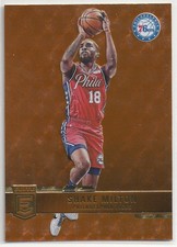 2021-22 Donruss Elite Shake Milton #112 Orange Philadelphia 76ers