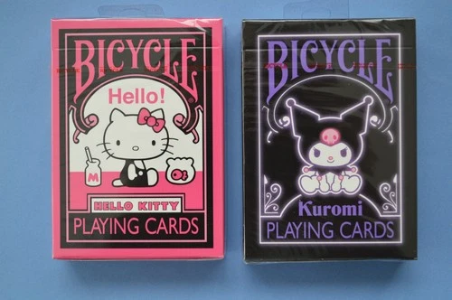 Bicycle Hello Kitty & Kuromi (Pair) Playing Cards (New and Sealed) 2025 Sanrio