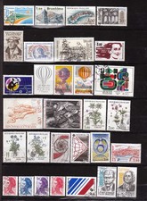 France année complète 1983 postes 2252/2298  oblitérés TB used cote 33