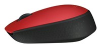Logitech 820583 M171 Mouse Wireless Red M171, Ambidextrous, Optical, Rf Wire ~E~