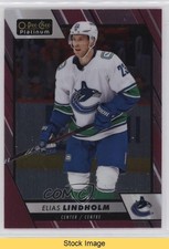 2023-24 O-Pee-Chee Platinum Matte Pink Elias Lindholm #179 READ 1hs9
