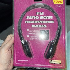 FM Auto Scan Headphone Scanning Feature Radio New Sealed