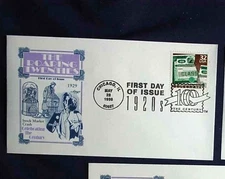 1929 STOCK MARKET CRASH  1920s CTC 1998 ARTMASTER CACHET FDC UNADD
