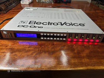EV Electro-Voice DC-One processor By DHL or FedEX