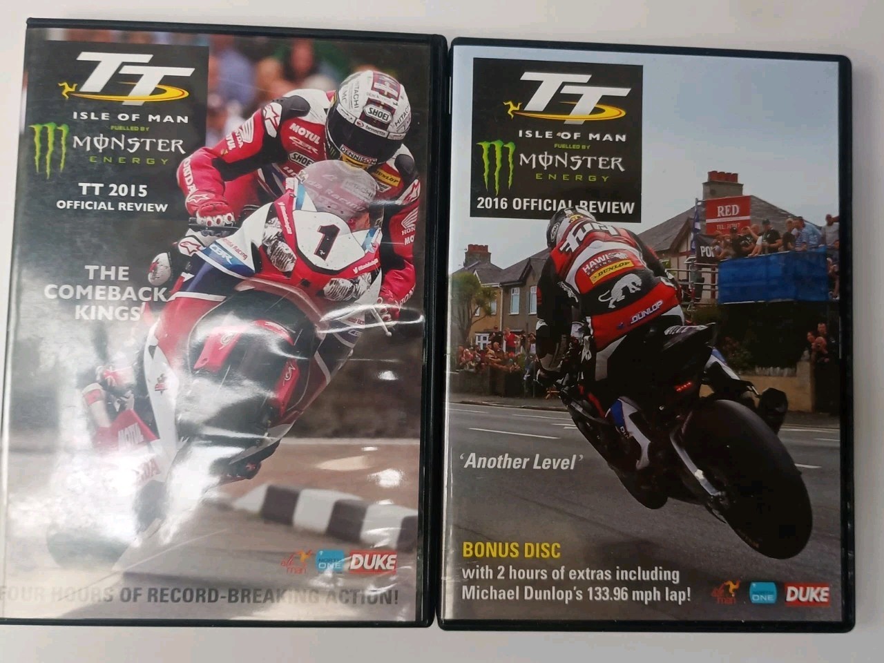 2  Isle of Man TT - Official Review DVD  2015 + 2016
