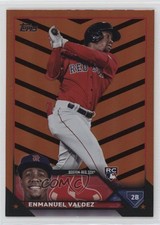 2023 Topps Update Orange & Black Foil Enmanuel Valdez #US310 uk2