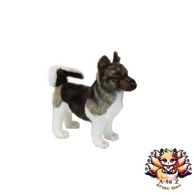 NEU Hansa Akita Hund Plüschtier 28 cm Japan Geschenk