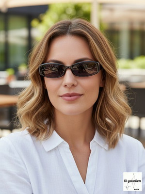 TOM TAYLOR Brillengestell Sonnenbrille oliv Kunststoff oval schmal Gläser Brille