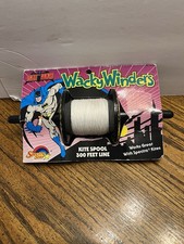 Vintage NOS 1989 Spectra Star Batman Wacky Winder Kite Spool You