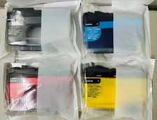 New Genuine Brother LC406/LC406XL 4PK Black Color Starter Ink Cartridges
