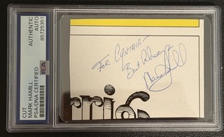 Mark Hamill Signed Cut Star Wars Luke Skywalker Autograph PSA/DNA