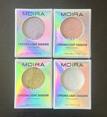 Moira Chroma Light Shadow Lot of 4 Renegade Birthday Girl Unbothered Opal Gazed