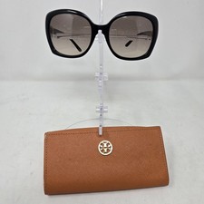 Tory Burch TY 7101 1377/13 Sunglasses Polished Black Gold Logo