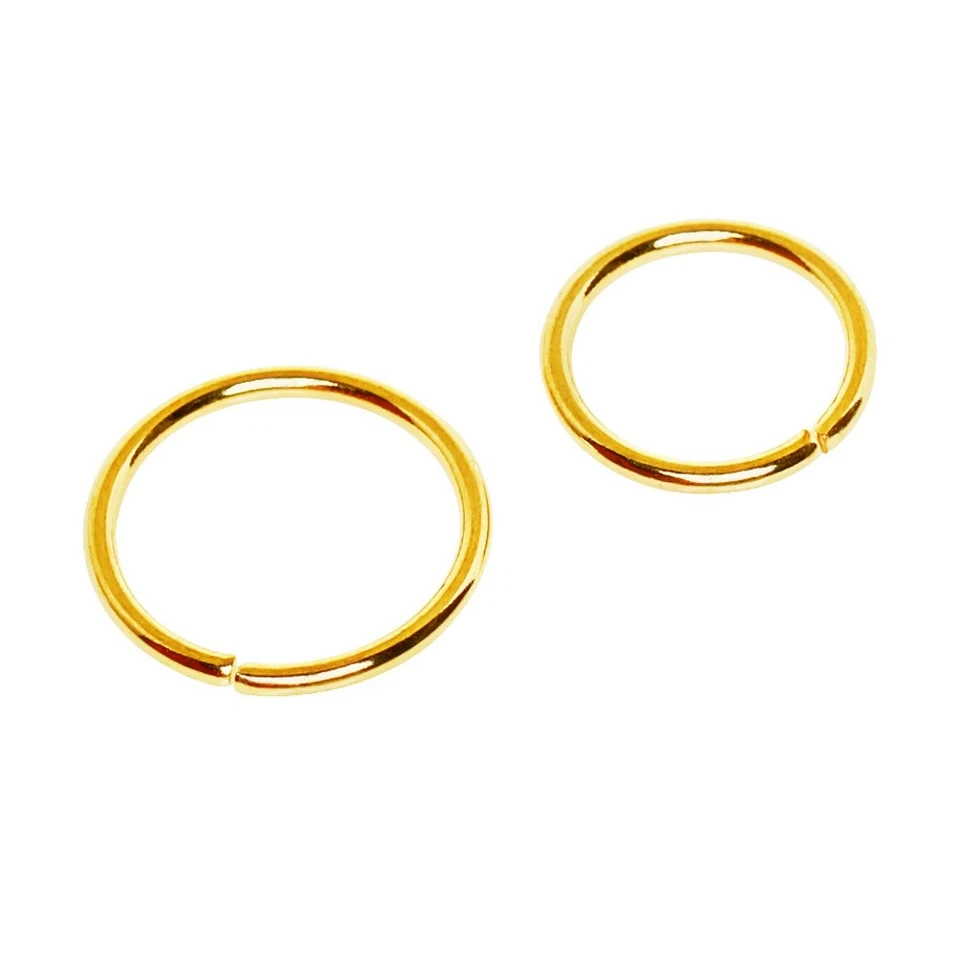 Anillo sin costuras recocido enchapado en oro Foto 4 de 4