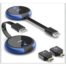 Wireless HDMI Transmitter and Receiver 4K – Casting Media Video/Audio (1TX + 1RX