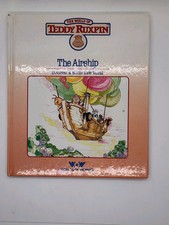 Vintage 1985 Teddy Ruxpin Hardback "The Airship" Worlds of Wonder Book Only a17