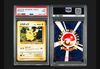 PSA 9 Pokemon Jungle Pikachu Card 1997 Japanese #25 Mint | eBay