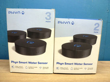 Phyn Smart Water Sensor 5-Pack Wi-Fi Black Water, Temp, Humidity Sensor NEW