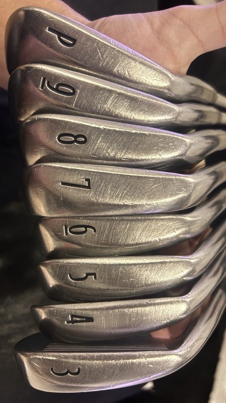 a bunch of golf stuff