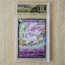 CCG 9.5 Sylveon V SWSH202 Black Star Promo Sword & Shield Pokemon SeeDescription