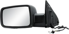 Leftdriver Manual Fold Heated Temp Sensor Mirror For 2013-19 Dodge Ram 1500