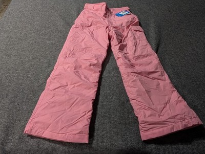 Columbia Youth Girls Starchaser Peak II Pant Size Medium 10 Pink Snow Pants NWT