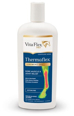 Vita Flex Thermaflex Liniment Gel for Sore Muscles and Joint Relief in Horses...