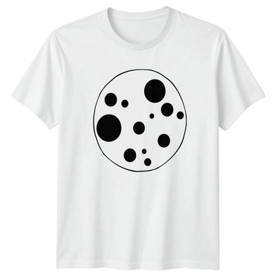 Abstraktes T-Shirt Mond Oberfläche Krater Muster Planetenwissenschaft Astronomie