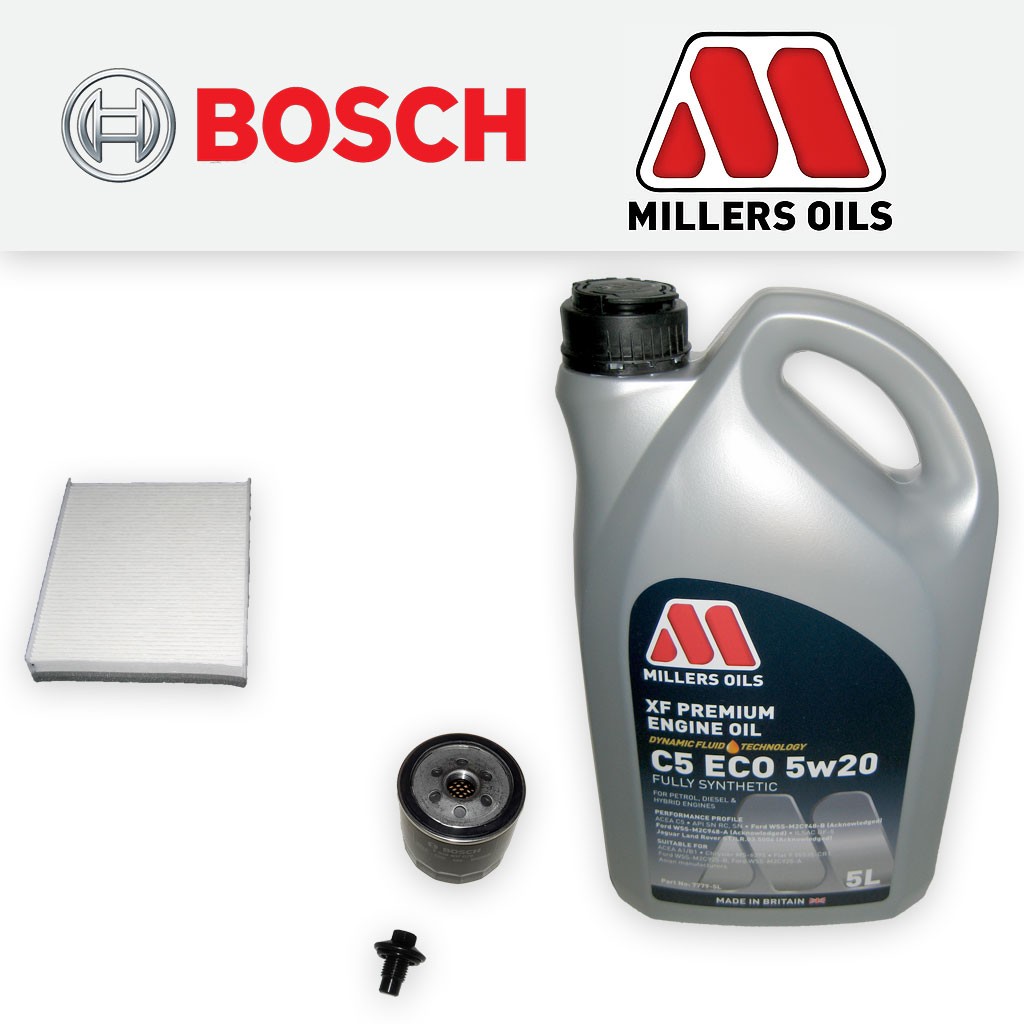 SERVICE KIT for FORD FOCUS MK3 1.6 ECOBOOST OIL CABIN FILTER +5w20 OIL 2010-2015