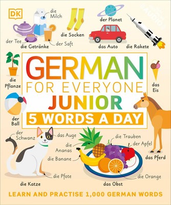 Dk | German for Everyone Junior 5 Words a Day | Taschenbuch | Englisch (2021)