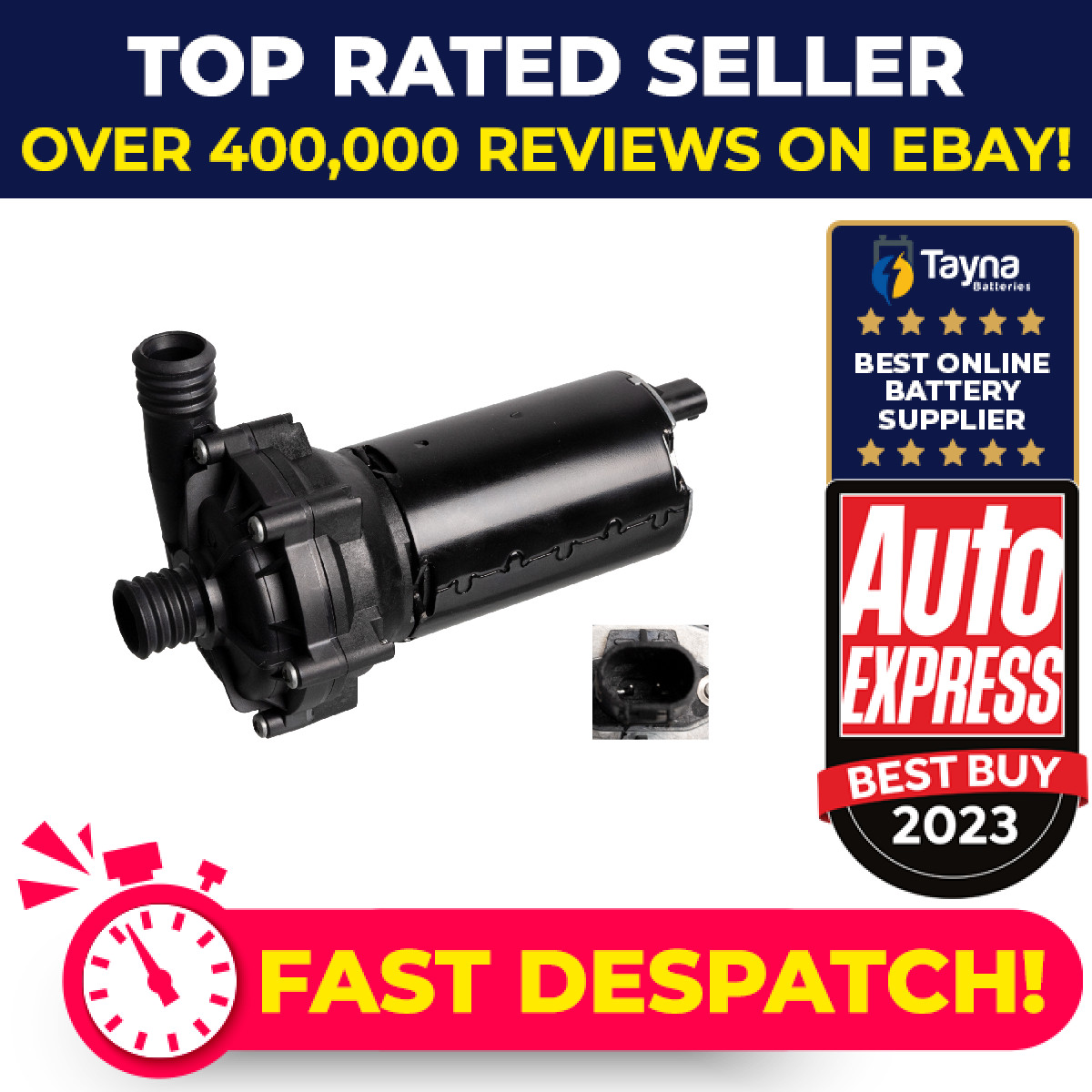 Water Pump for Parking Heater fits MERCEDES 400 R231 3.0 2014 on M276.825 Febi